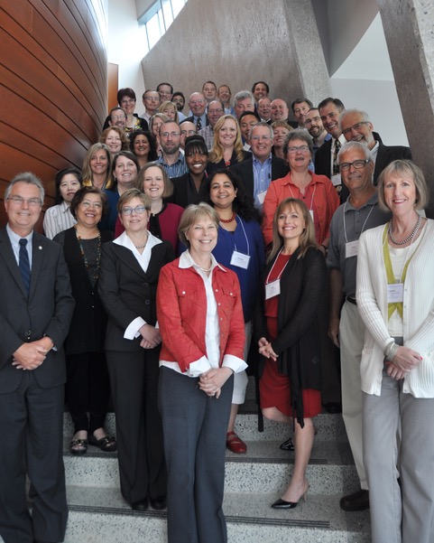 a group photo from a prior meeting of stakeholders for drug-drug interaction decision support